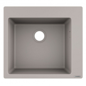 Кухонная мойка Hansgrohe S510-F450 560х510, Concretegrey (43312380)