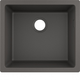 Кухонная мойка Hansgrohe S510-U450 под столешницу 500х450, Stonegrey (43431290)