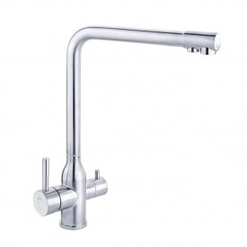 Смеситель для кухни PERLA OCELI одновентильный, нержавеющая сталь (PSS501)