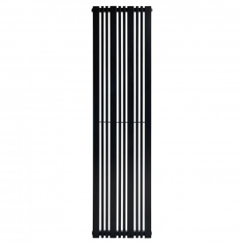 Дизайнерский радиатор ARTTIDESIGN Lucca 10/1800/456/50 вертикальный черный матовый