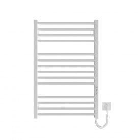 Полотенцесушитель электрический Hygge Family Derby 770x530 с регулятором, белый матовый