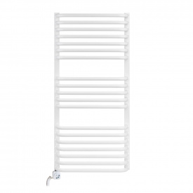 Полотенцесушитель электрический Luxrad SALTO I 1267х430 дизайнерский, белый (SIN12004309003ELVW600)