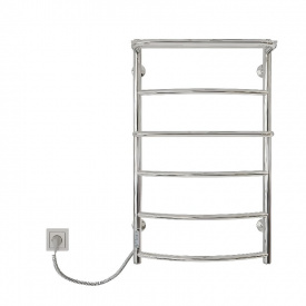 Полотенцесушитель электрический KOSSER Каскад с полкой 800х500/6 EL вертикальная (ДКп02EL)