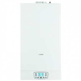 Газовый котел конденсационный ITALTHERM Time Micro 35 K 35 кВт белый + труба
