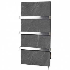 Полотенцесушитель электрический FLYME 600 Вт 900x450 дизайнерский, графит