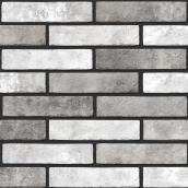 Плитка Golden Tile KLINKER BRICK СІРІЙ KB2010 250x60x6 мм