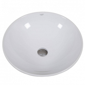 Умывальник накладной CeraStyle Zero 46 460х460 круглый, белый