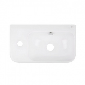 Раковина Qtap Tern 450х260х155 белая (QT17115117LWN)