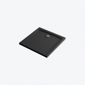 Душевой поддон Excellent Forma X 1000×1000 низкий квадратный, черный