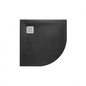 Душевой поддон ROCA Terran, 90х90, черный (AP10538438401400)