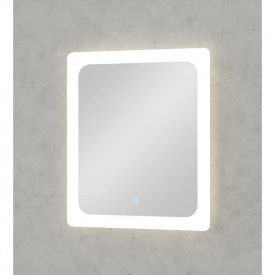 Зеркало для ванной комнаты MIRATER 800х600 прямоугольное с LED-подсветкой