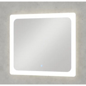 Зеркало для ванной комнаты MIRATER 800х800 квадратное с LED-подсветкой