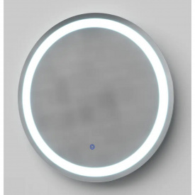 Зеркало для ванной комнаты MIRATER 600х600 круглое с LED-подсветкой