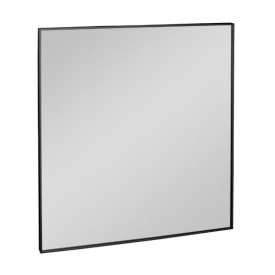 Зеркало для ванной комнаты AQUARODOS Акцент 800х700 прямоугольное с черной вставкой