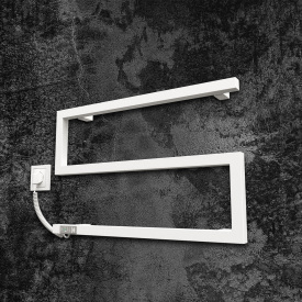 Полотенцесушитель KOSSER Зета 350х550 EL тайм. белый