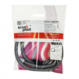 Шланг для воды KRONO PLAST ВВ 3/4"x3/4" 1м, сливной (OH100034)