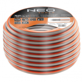 Neo Tools Шланг садовый Optima, 3/4, 50м, 4 слоя, до 25 Бар, -20…+60°C