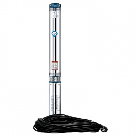 Насос погружной центробежный AQUATICA 1.3кВт H 148м Q 55л/мин 70м кабеля медь (778446)