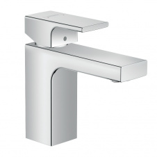 Фото - Смеситель для умывальника Hansgrohe Vernis Shape 100 однорычажный, хром (71561000) Смеситель для умывальника Hansgrohe Vernis Shape 100 однорычажный, хром (71561000)