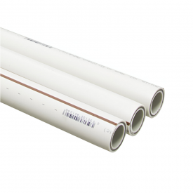 Труба полипропиленовая Ekoplastik Fiber Basalt Plus PN20 40x5,5 мм 4 м (STRFB040TRCT)