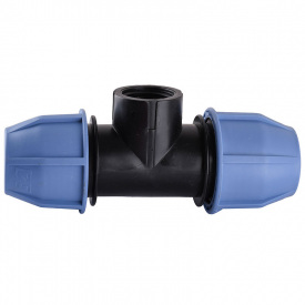 Тройник ПНД Vsplast 32х1/2"х32 ВР 3002