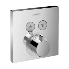 Смеситель скрытого монтажа Hansgrohe ShowerSelect для душа, термостат, хром (15763000) Харків