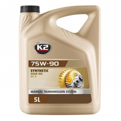 Трансмиссионное масло K2 Synthetic Gear Oil GL-5 75W-90 5 л (O5565E) Бородянка