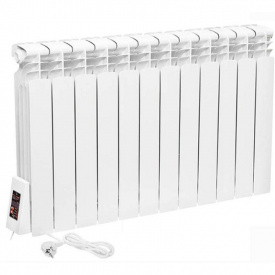 Электрический радиатор ERAFLYME ELITE 12L 580х1020 1500Вт 27м2, белый (0,58м)