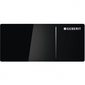 Клавиша смыва Geberit дистанционная типа Sigma 70, для двойного смыва, для смывного бачка скрытого монтажа, черный (115.630.SJ.1)