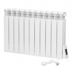 Электрический радиатор ERAFLYME ELITE 11R 580х935 1300Вт 25м2, белый (0,58м)