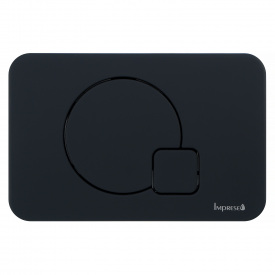 IMPRESE i7115, клавіша змиву, чорний soft-touch, пластик