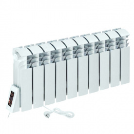 Электрический радиатор ERAFLYME MINI 10L 430х855 990Вт 18м2, белый (0,43м)