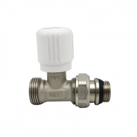 Кран радіаторний 1/2 "х 3/4 "Євроконус V&amp;G ручного регулювання прямий (00000022806)