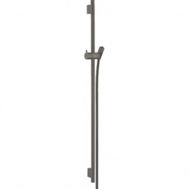 Душевая штанга Hansgrohe Unica S Pura 90 см со шлангом 160 см, черный матовый хром (28631340)