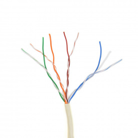 Кабель витая пара GoldMine GM UTP 4х2х24AWG(0,51) СU CAT.5E бухта 305 м