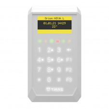 Сенсорная клавиатура Tiras Technologies K-PAD OLED (white) для управления охранной системой Orion NOVA II