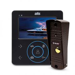 Комплект відеодомофона Atis AD-480MB та BCOM BT-305HR Cooper Миколаїв