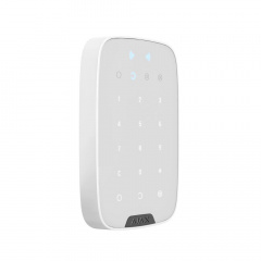 Беспроводная сенсорная клавиатура Ajax Keypad Plus white со считывателем карт Pass и брелоков Tag Киев
