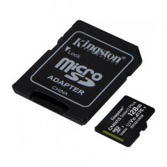 Карта памяти microSDXC Kingston 128GB Canvas Select Plus Class 10 UHS-I + SD-адаптер (SDCS2/128GB) Балаклея