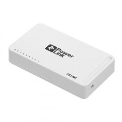 Сетевой коммутатор на 8 портов 10/100/1000 Мбит/с 2E PowerLink SG108C 8xGE неуправляемый Бердичів