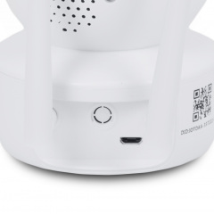 IP-видеокамера поворотная 2 Мп с Wi-Fi ATIS AI-262-3M со встроенным микрофоном и динамиком Вишневое