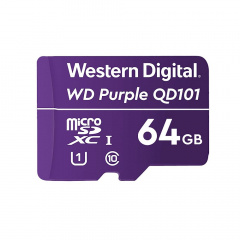 Картка пам'яті Western Digital MICRO SDXC 64GB UHS-I WDD064G1P0C WDC спеціалізована для відеоспостереження Житомир