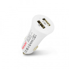 Автомобильное зарядное устройство Faraday Electronics 18 Вт USB CAR с 2 USB выходами 2.4 А и 1 А Житомир
