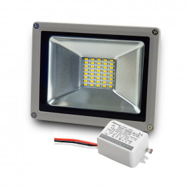 Комплект LED-прожектор Lightwell LW-20W-220 и Датчик движения с сенсором освещенности AMRS