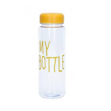 Фото - Пляшка для води My Bottle з чохлом 500 мл прозоро-жовтий 500-500 Пляшка для води My Bottle з чохлом 500 мл прозоро-жовтий 500-500