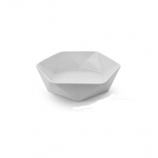 Салатник фарфоровый "Ромб" 20,5*19,5*5,5 см Stenson MC3560-8 White