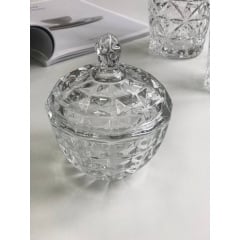 Цукорниця з кришкою скляна Diamond Olens 102-014 Стрий