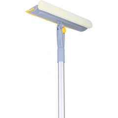 Швабра для миття вікон алюмінієва із телескопічною ручкою 82-133 см Eco Fabric EF-2535 Львів