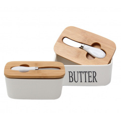 Масленка c ножом "Butter" OLens 0480/O8030-144 Киев