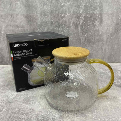 Чайник для заварювання скляний боросилікатне скло 1000 мл Ardesto Dew AR3010GH Ірпінь